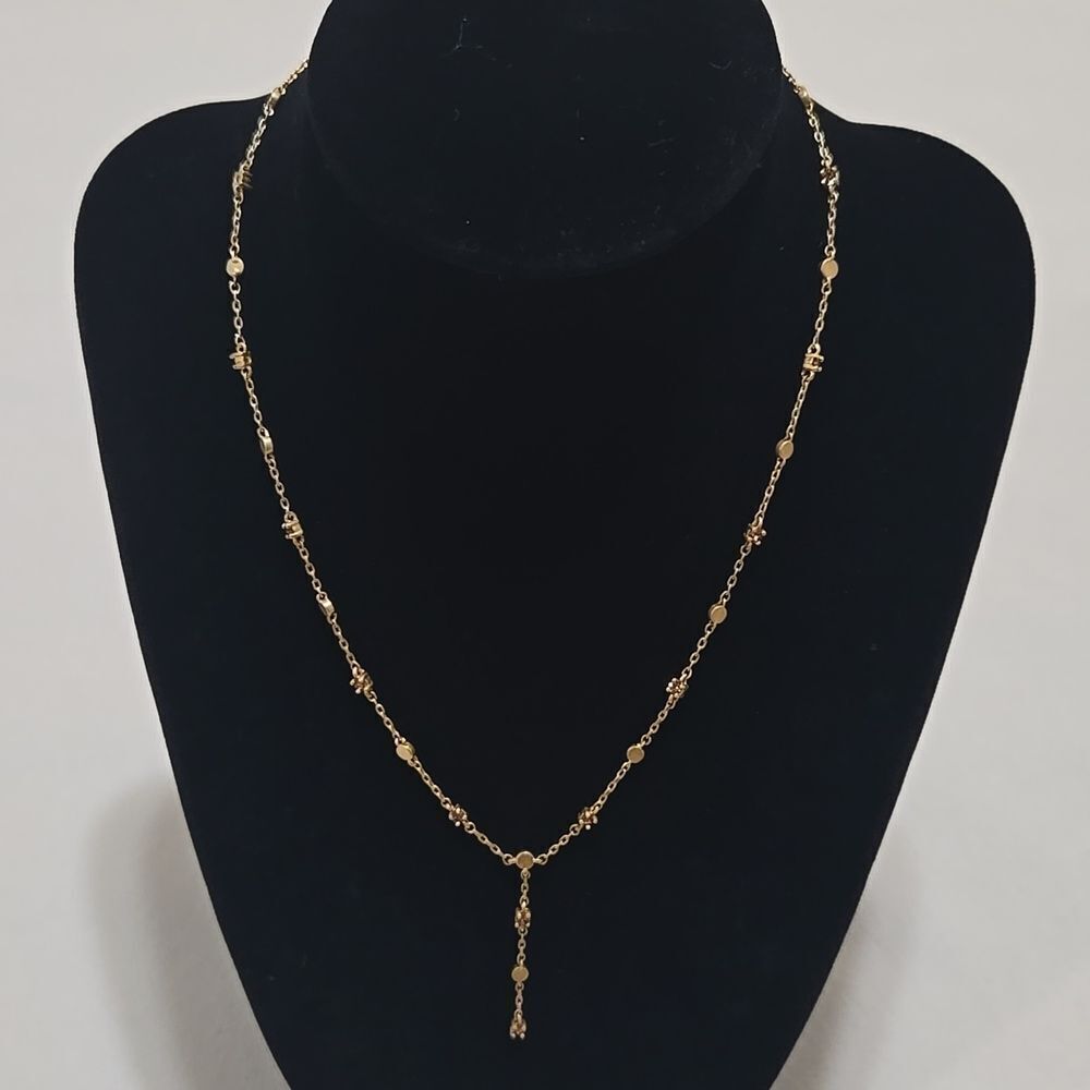 Madewell Gold Drop Y Necklace